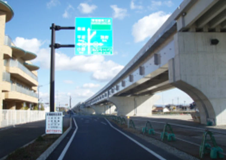加古川小野線 石守広見（第13）高架橋上部工事