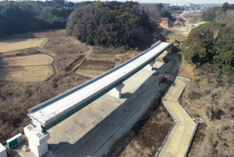 R1国道6号牛久土浦BP根古屋川橋第3橋上部工事